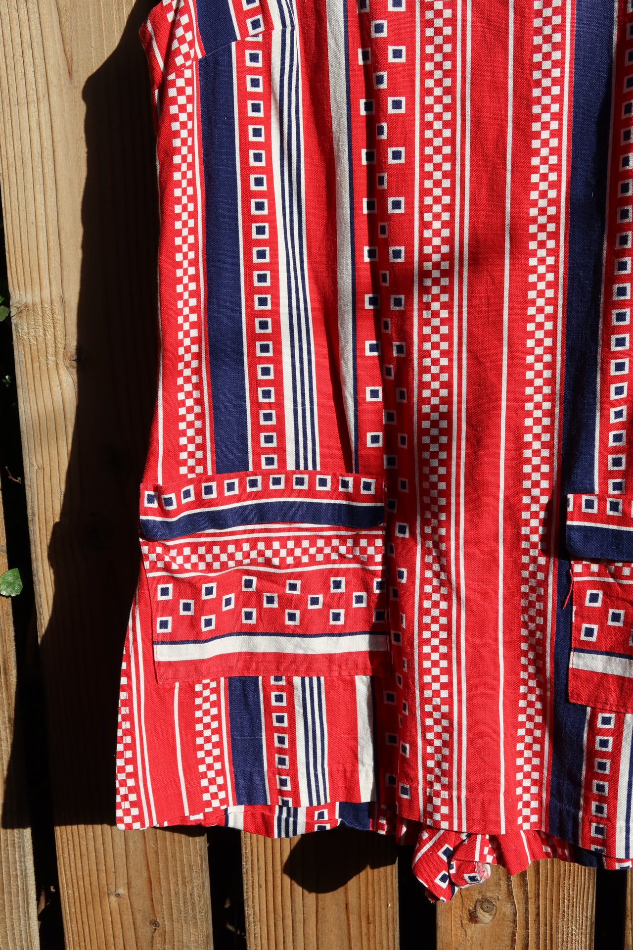 red white and blue skort dress