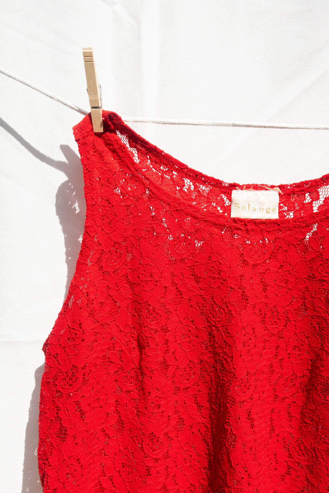 Red Lace Top