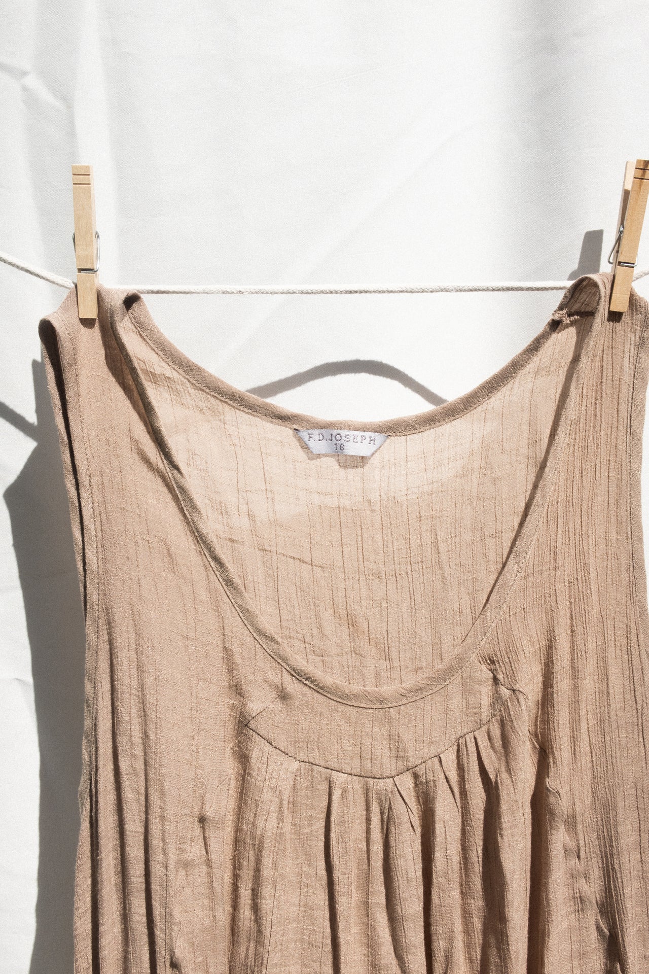 Y2K Taupe Tank Top