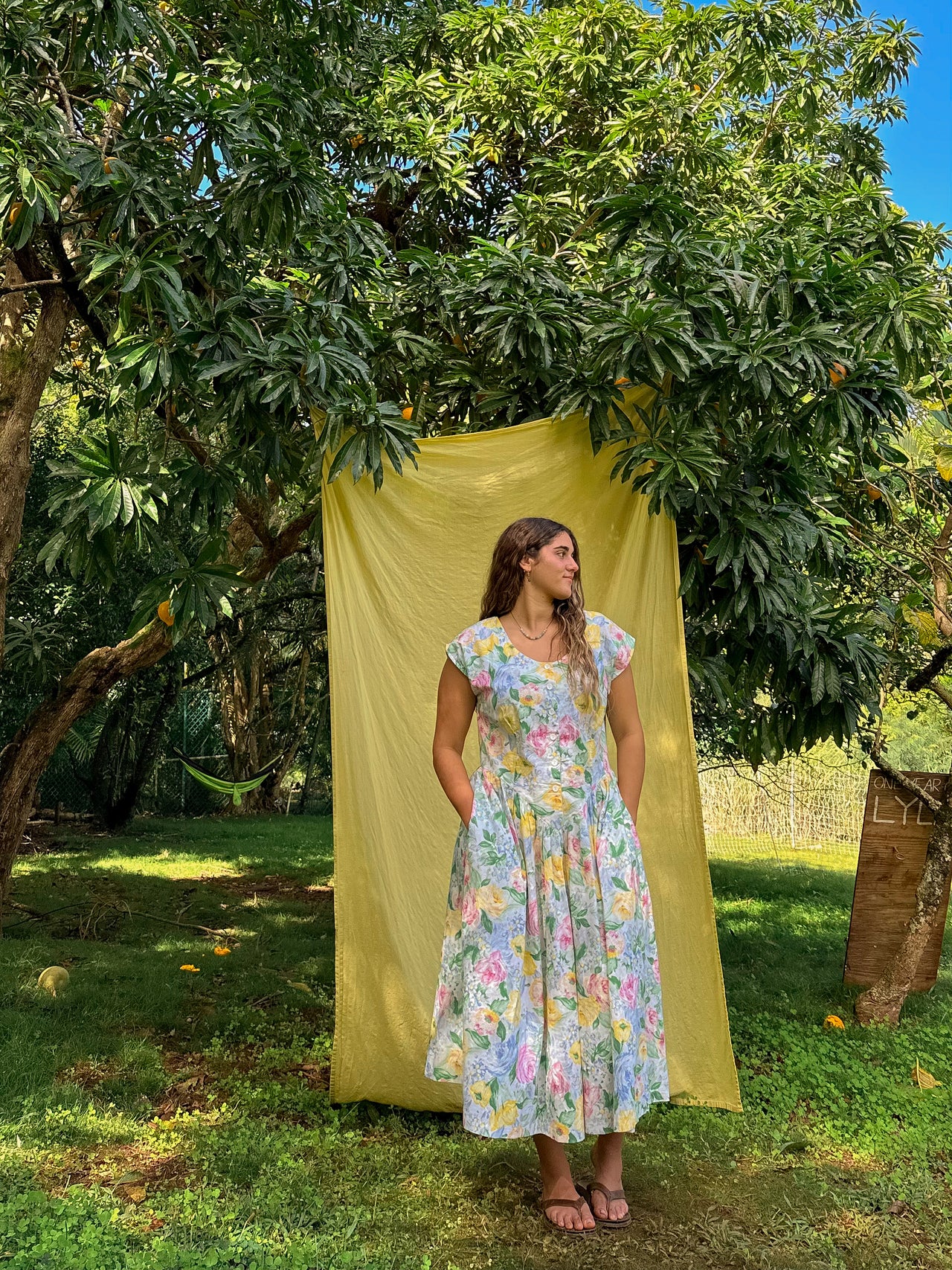 spring floral dress